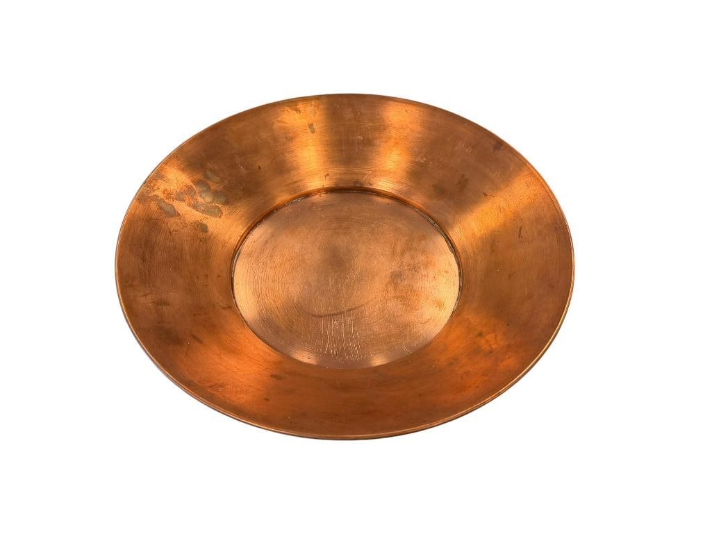 VINTAGE SOLID COPPER GOLD MINING PAN (1 of 7)