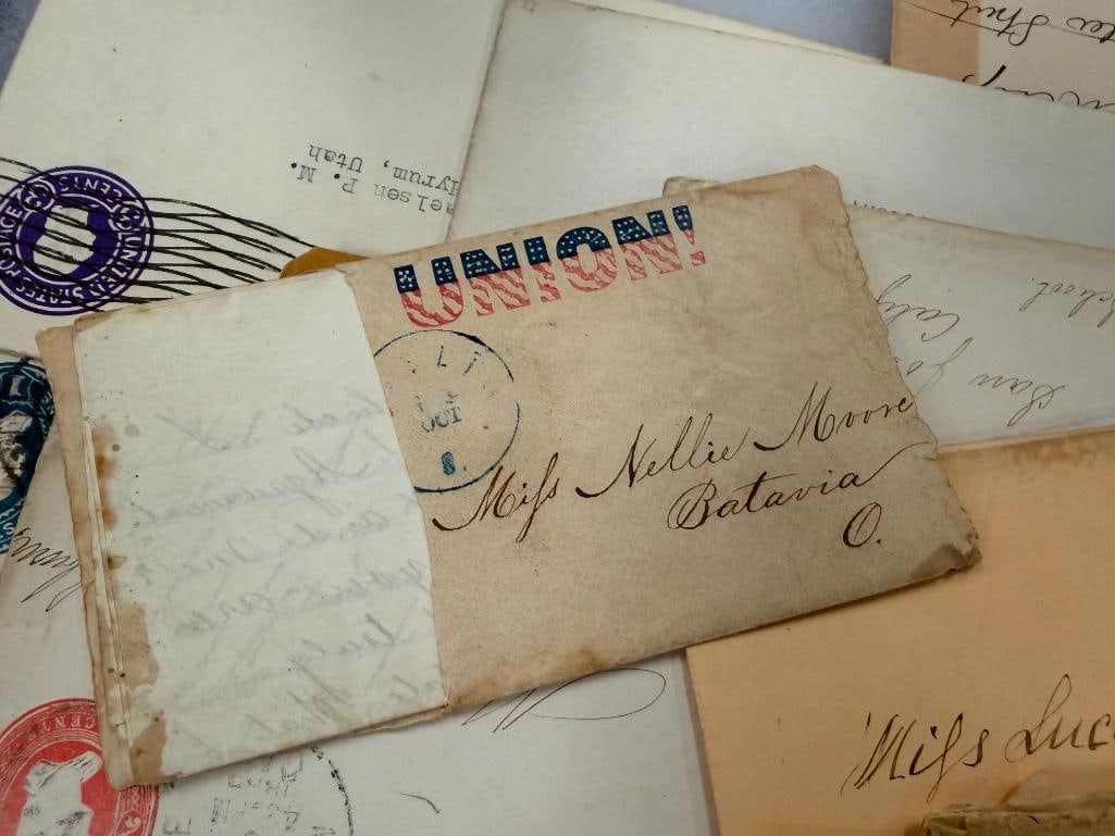 1800'S AND EARLY 1900'S ENVELOPES AND LETTERS FROM RAILROAD COMPLANIES MINING MANUFACTURES - 5