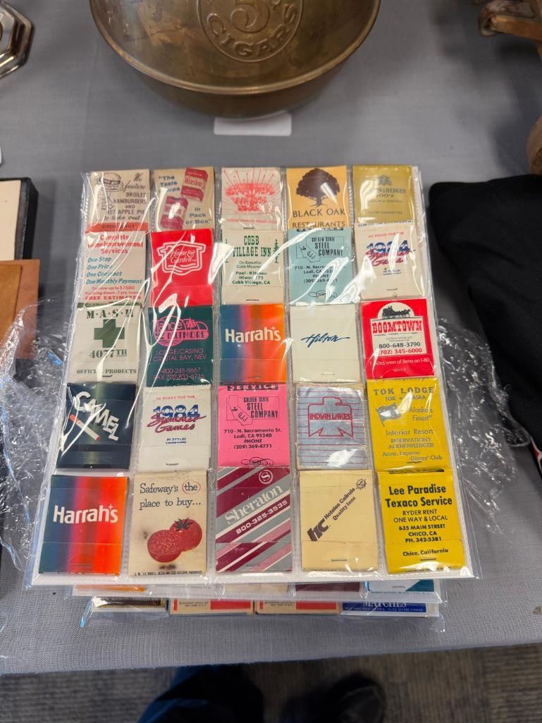 OVER 130 VINTAGE CASINO, RESTAURANT MATCHBOOKS, MATCH BOXES, HAROLDS CLUB, SALEM, CAMEL - 3