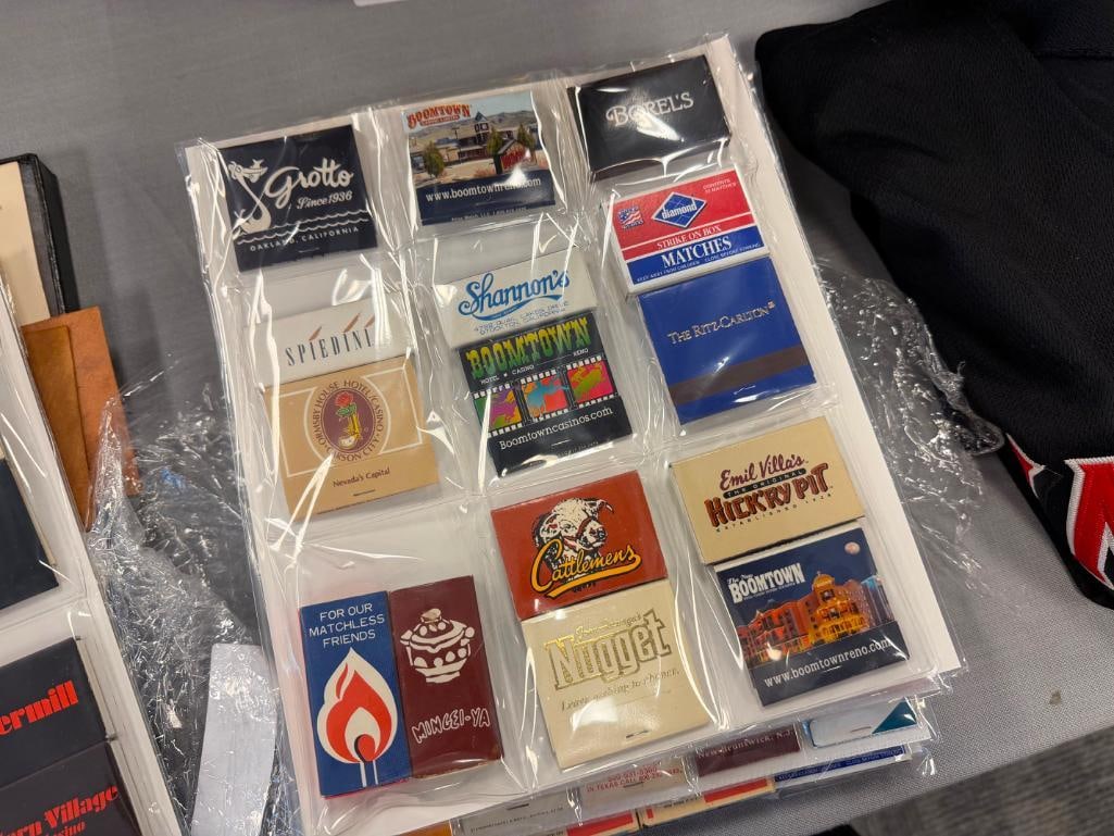 OVER 130 VINTAGE CASINO, RESTAURANT MATCHBOOKS, MATCH BOXES, HAROLDS CLUB, SALEM, CAMEL - 6