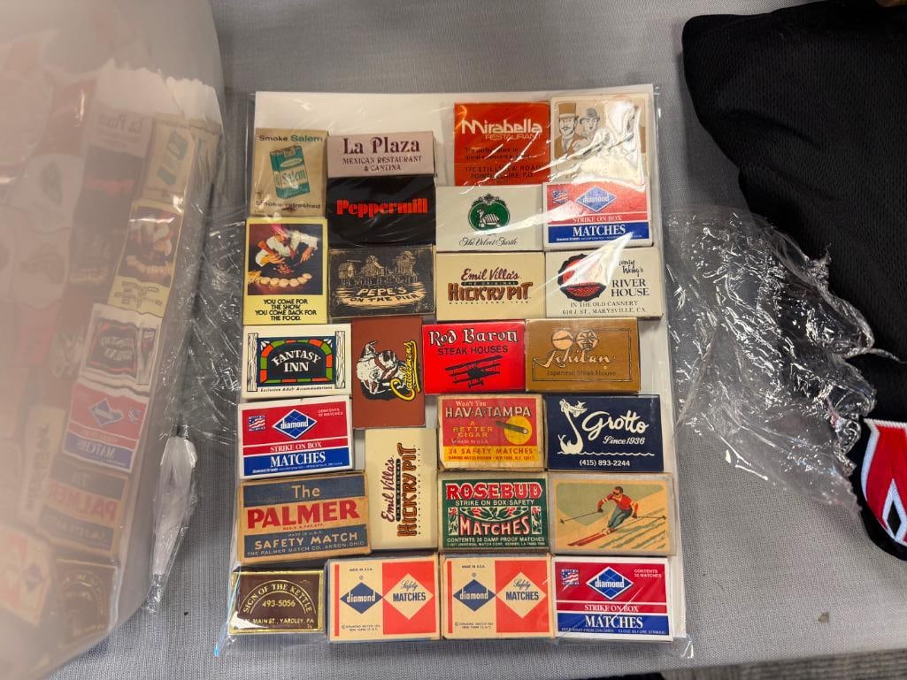 OVER 130 VINTAGE CASINO, RESTAURANT MATCHBOOKS, MATCH BOXES, HAROLDS CLUB, SALEM, CAMEL - 9
