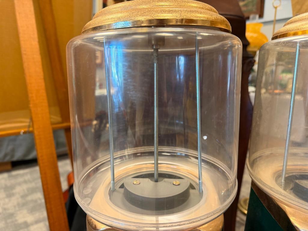 SILENT SALESFORCE INC. CANDY DISPENSERS ON PINE THREE-FOOTED STAND - 10