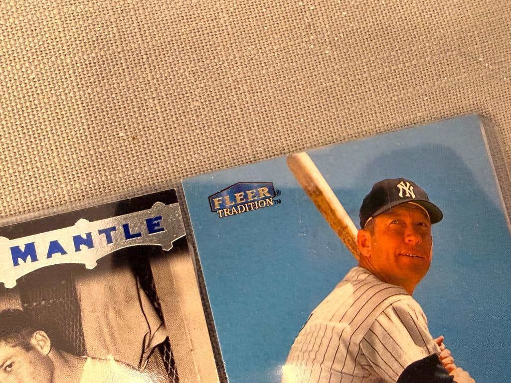 MICKEY MANTLE AND LOU GEHRIG HALL OF FAMERS BASEBALL CARDS - 5