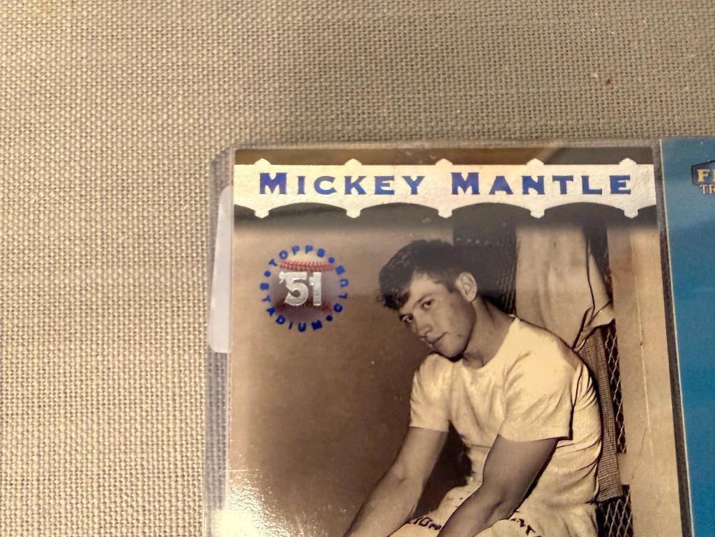 MICKEY MANTLE AND LOU GEHRIG HALL OF FAMERS BASEBALL CARDS - 6