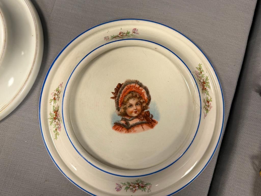 EARLY 1900'S BABY BOWLS SALEM CHINA, KEWPIE ROSE O'NEIL WILSON, AND THE BABY PLATE - 11