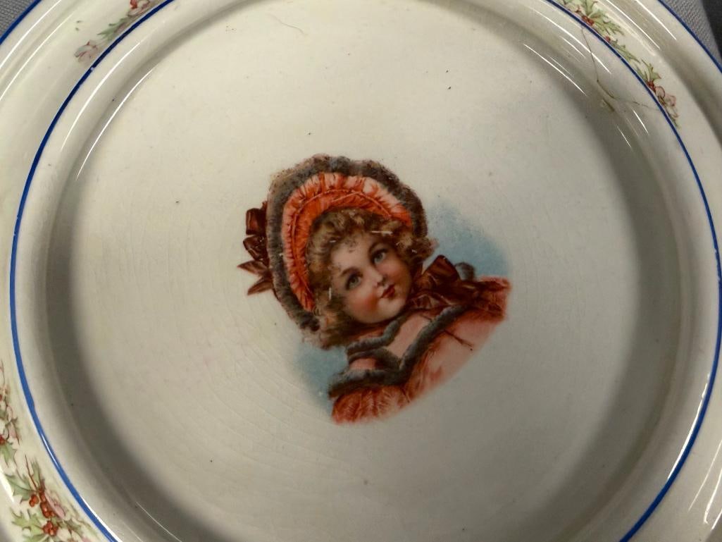 EARLY 1900'S BABY BOWLS SALEM CHINA, KEWPIE ROSE O'NEIL WILSON, AND THE BABY PLATE - 12