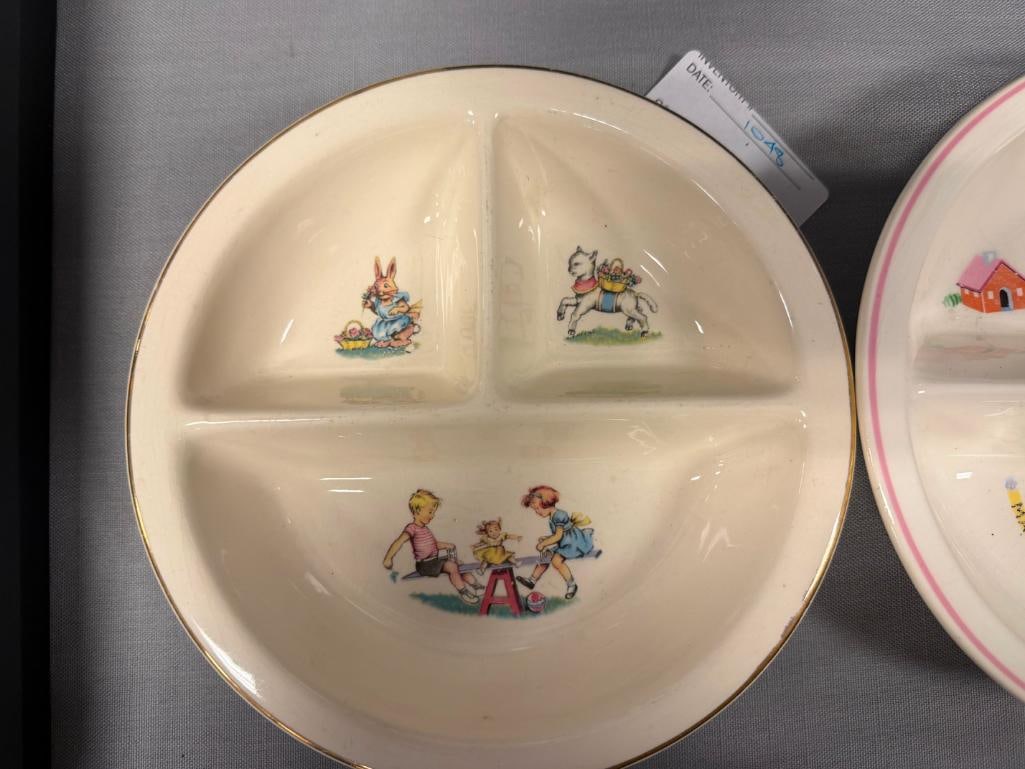 EARLY 1900'S BABY BOWLS SALEM CHINA, KEWPIE ROSE O'NEIL WILSON, AND THE BABY PLATE - 3