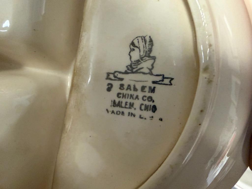 EARLY 1900'S BABY BOWLS SALEM CHINA, KEWPIE ROSE O'NEIL WILSON, AND THE BABY PLATE - 4