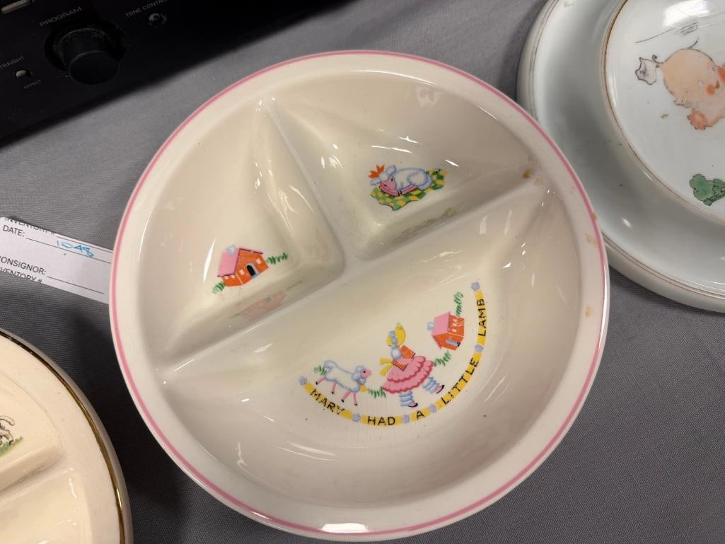 EARLY 1900'S BABY BOWLS SALEM CHINA, KEWPIE ROSE O'NEIL WILSON, AND THE BABY PLATE - 5