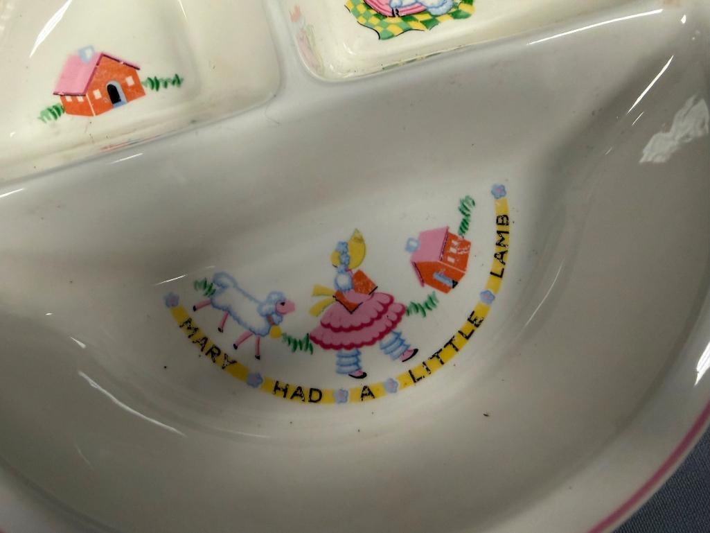 EARLY 1900'S BABY BOWLS SALEM CHINA, KEWPIE ROSE O'NEIL WILSON, AND THE BABY PLATE - 6