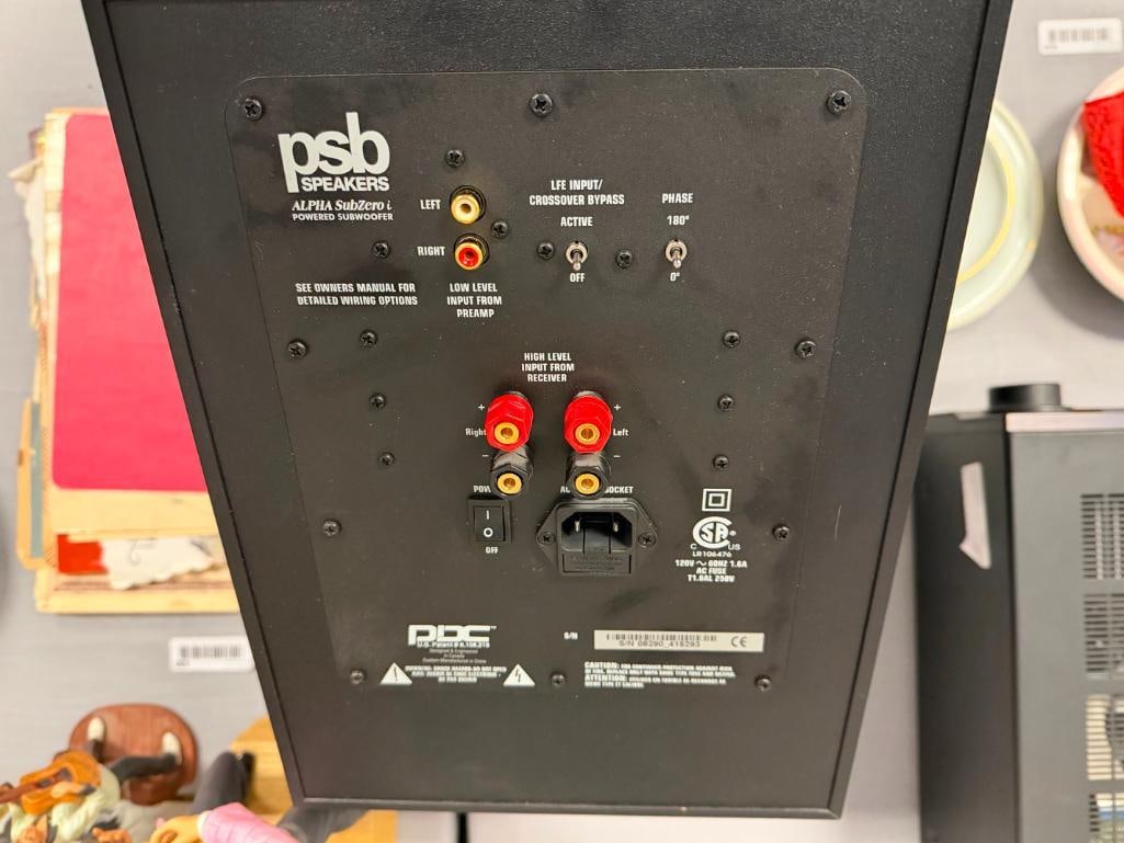 PSB SPEAKERS ALPHA SUBZERO POWERED SUBWOOFER - 7