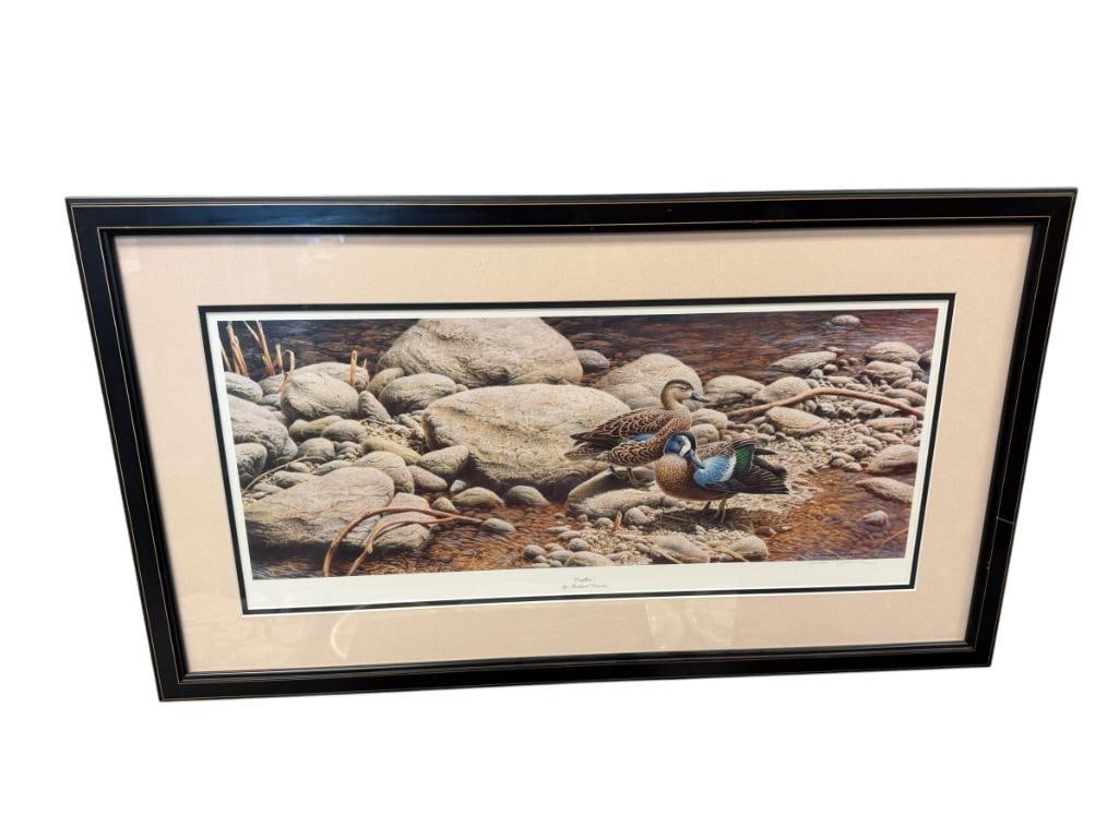 MICHAEL DUMAS LIMITED EDITION DUCK PRINT TITLED OUTFLOW NO. 188/5300 (1 of 8)