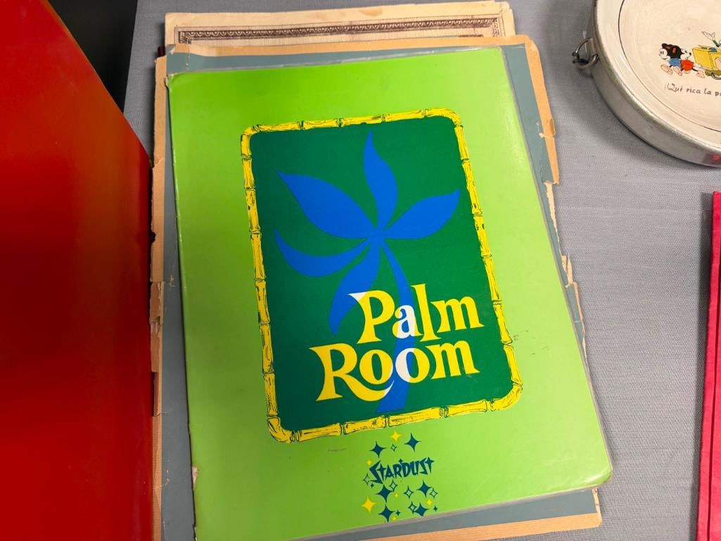 VINTAGE MENUS FROM VARIOUS RESTAURANTS INCLUDING SEVERAL CARSON CITY, NV - 6
