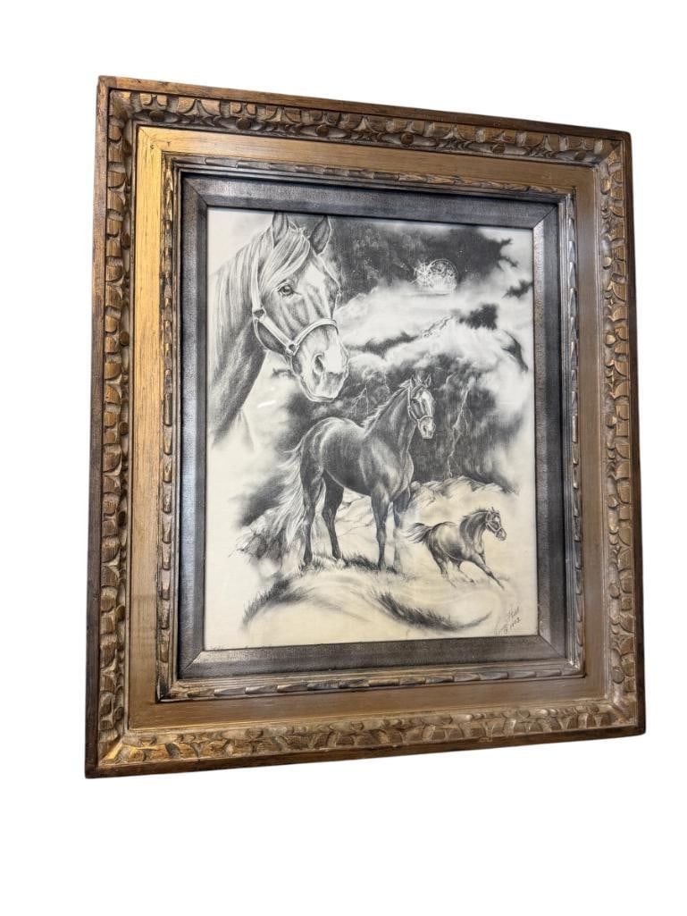 JONNE HILL LIMITED EDITION PRINT GHOST STAR QUARTER HORSE (1 of 7)