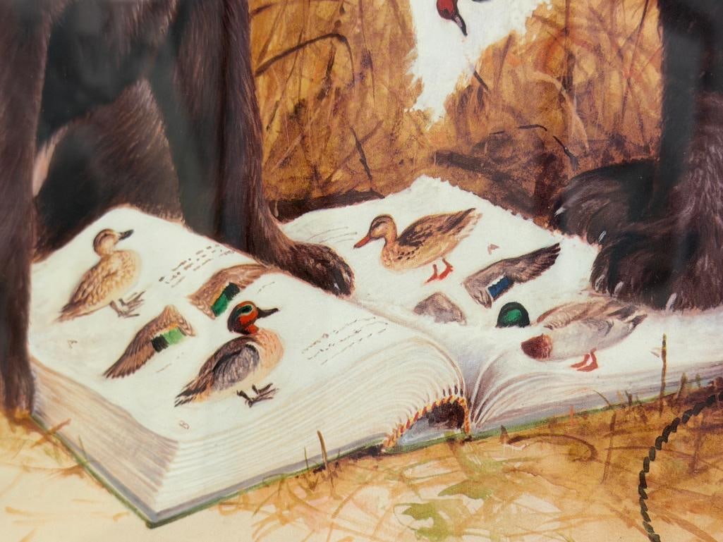 JAMES H. KILLEN DUCKS UNLIMITED GREAT AMERICAN SPORTING DOG COLLECTION PRINT GREAT BEGINNINGS - 5