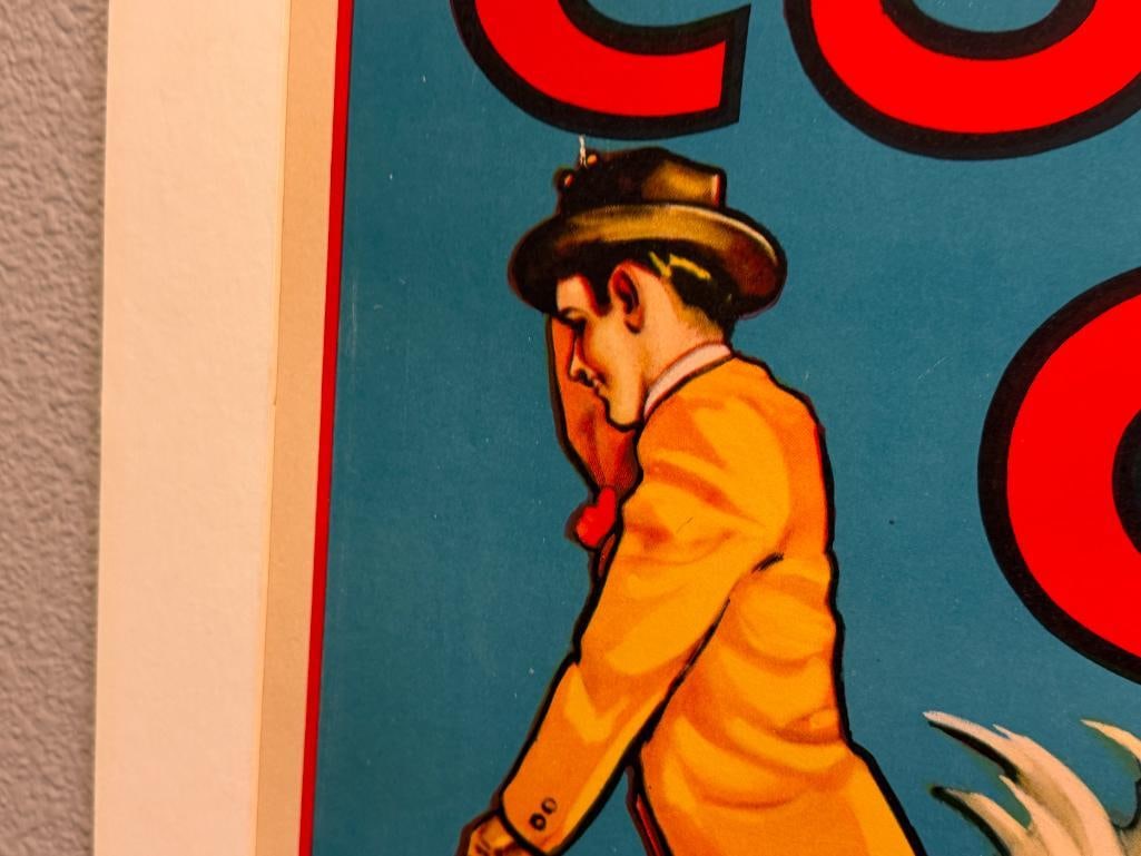 1930'S - 1940'S TOMMY HANNEFORD THE WORLD'S FAMOUS RIDING COMEDIAN FOR THE COLE BROS. CIRCUS POSTER - 4