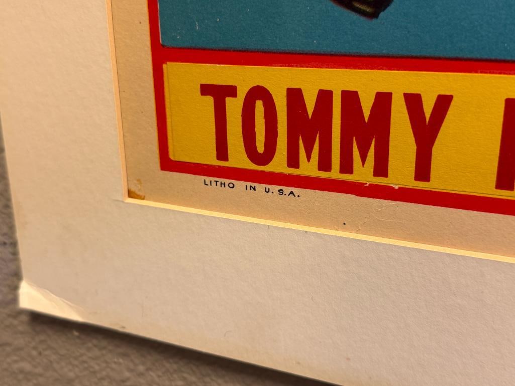 1930'S - 1940'S TOMMY HANNEFORD THE WORLD'S FAMOUS RIDING COMEDIAN FOR THE COLE BROS. CIRCUS POSTER - 5