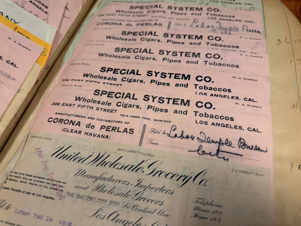 COLLECTION OF TOBACCO RECIEPTS FROM 1905 TO 1915 - 3