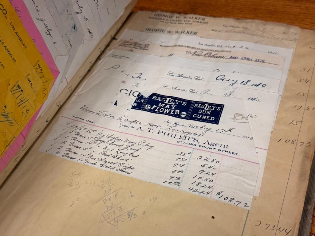 COLLECTION OF TOBACCO RECIEPTS FROM 1905 TO 1915 - 9