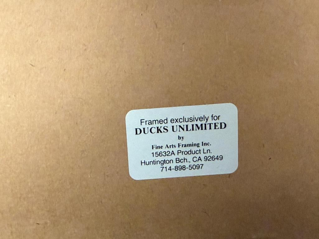 LUKE RAFFIN DUCKS UNLIMITED LIMITED EDITION PRINT MALLARD FAMILY NO. 4068/5600 - 9