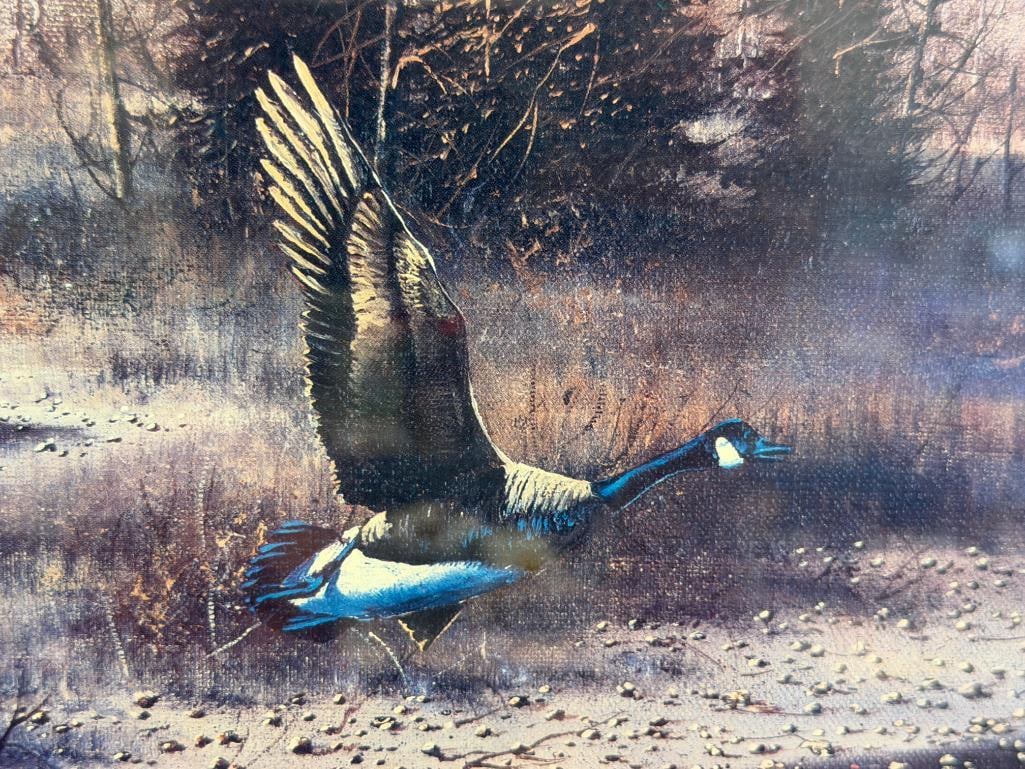 MICHAEL DUCKS UNLIMITED LIMITED EDITION PRINT OCTOBER DAY NO. 181/850 - 5