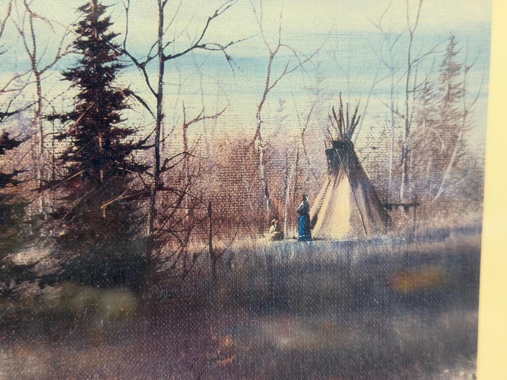 MICHAEL DUCKS UNLIMITED LIMITED EDITION PRINT OCTOBER DAY NO. 181/850 - 6