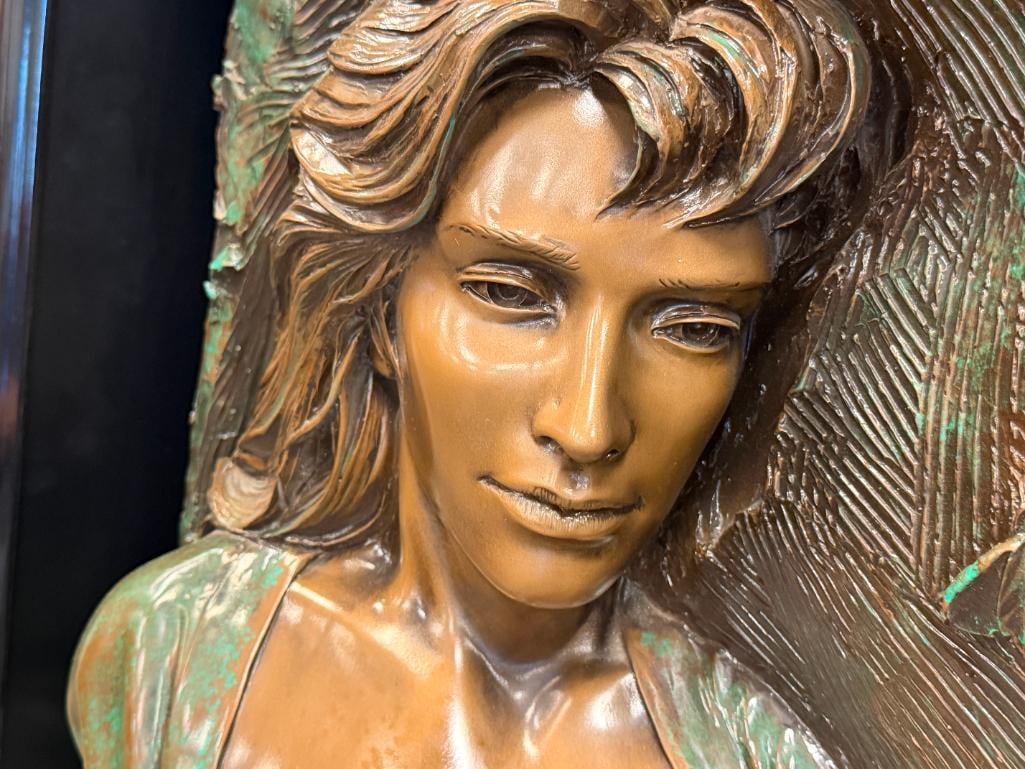 BILL MACK AMERICAN CONTMEPORARY ARTIST BONDED BRONZE ARTIST PROOF 3D NUDE SCULPTURE FASCINATION - 13