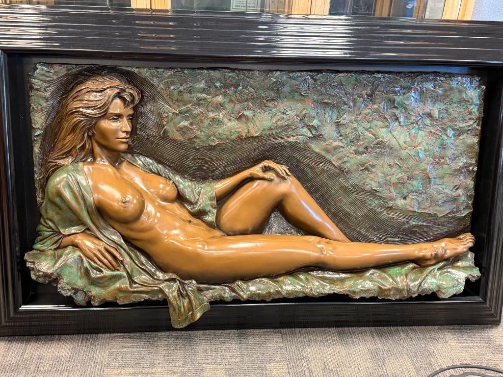 BILL MACK AMERICAN CONTMEPORARY ARTIST BONDED BRONZE ARTIST PROOF 3D NUDE SCULPTURE FASCINATION - 2