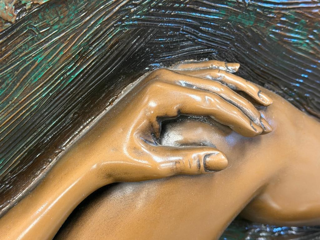BILL MACK AMERICAN CONTMEPORARY ARTIST BONDED BRONZE ARTIST PROOF 3D NUDE SCULPTURE FASCINATION - 7