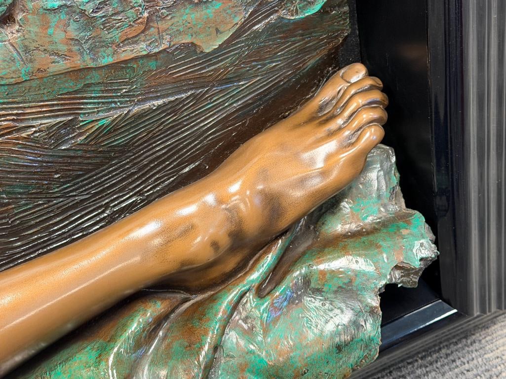 BILL MACK AMERICAN CONTMEPORARY ARTIST BONDED BRONZE ARTIST PROOF 3D NUDE SCULPTURE FASCINATION - 8