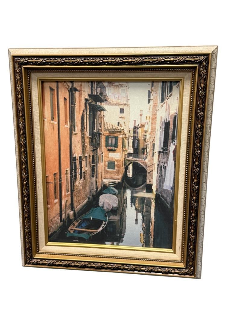 STUPELL INDUSTRIES CANAL GONDOLAS PRINT ON CANVAS (1 of 6)