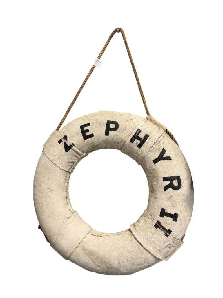 VINTAGE ZEPHYR II NAUTICAL LIFE RING BUOY (1 of 6)