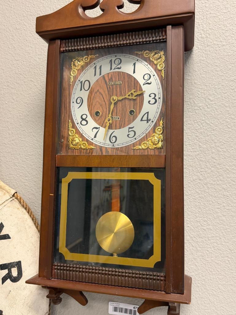 CENTURION 35 DAY WALL CLOCK CIRCA 1970'S - 2