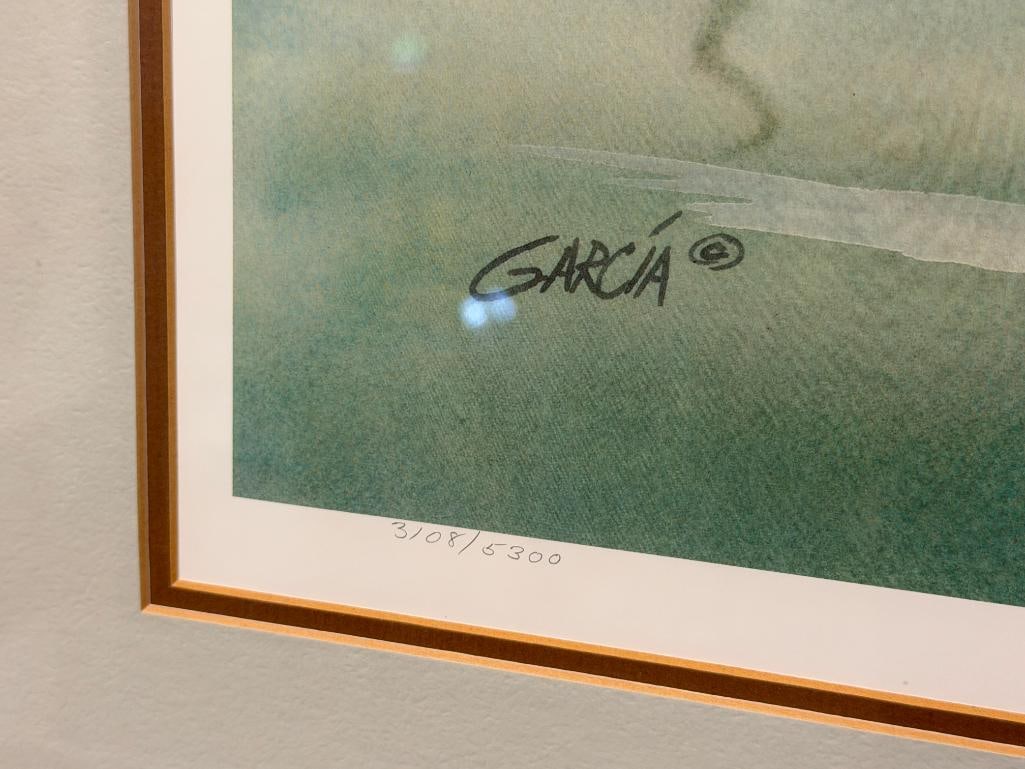 JOE GARCIA WILDLIFE ARTIST LIMITED EDITION PRINT HIDEAWAY NO. 3108/5300 - 7