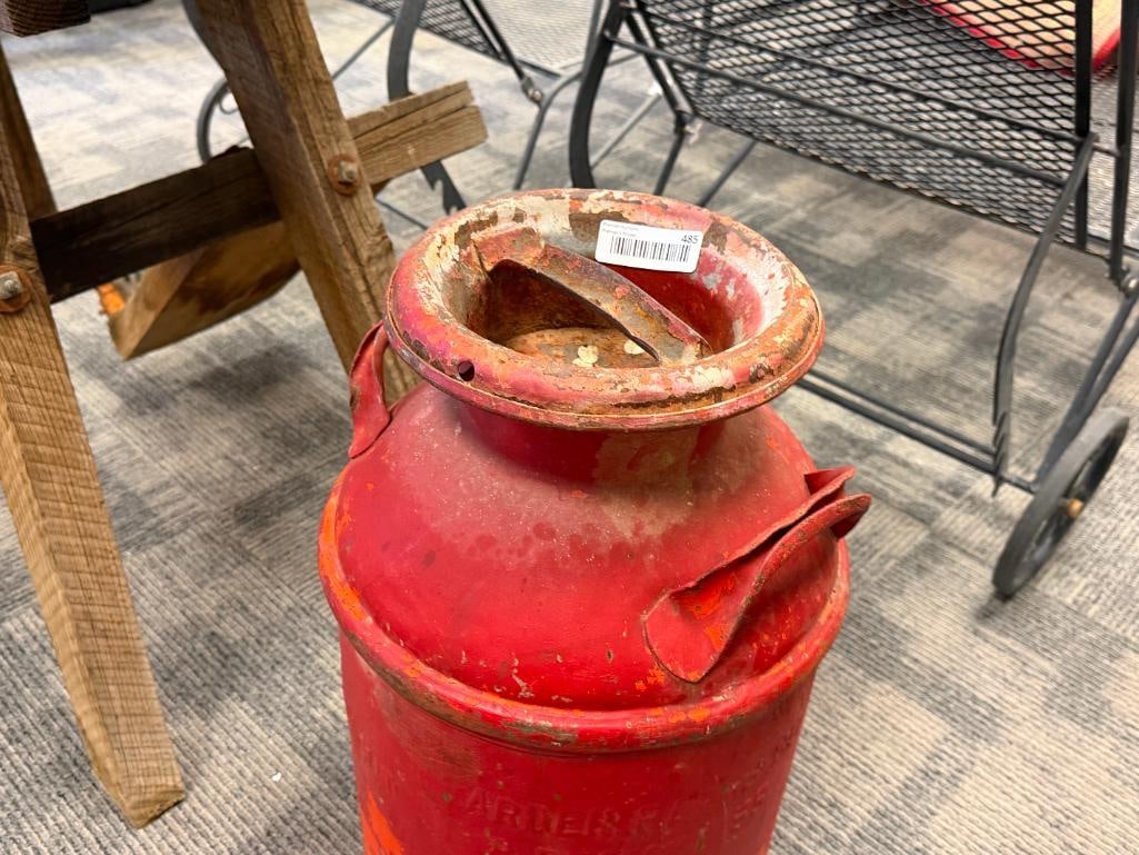 VINTAGE ARDEN FARMS 4 GALLON MILK CAN - 2