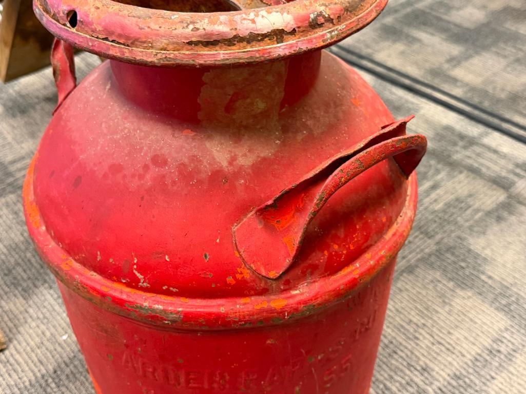 VINTAGE ARDEN FARMS 4 GALLON MILK CAN - 3