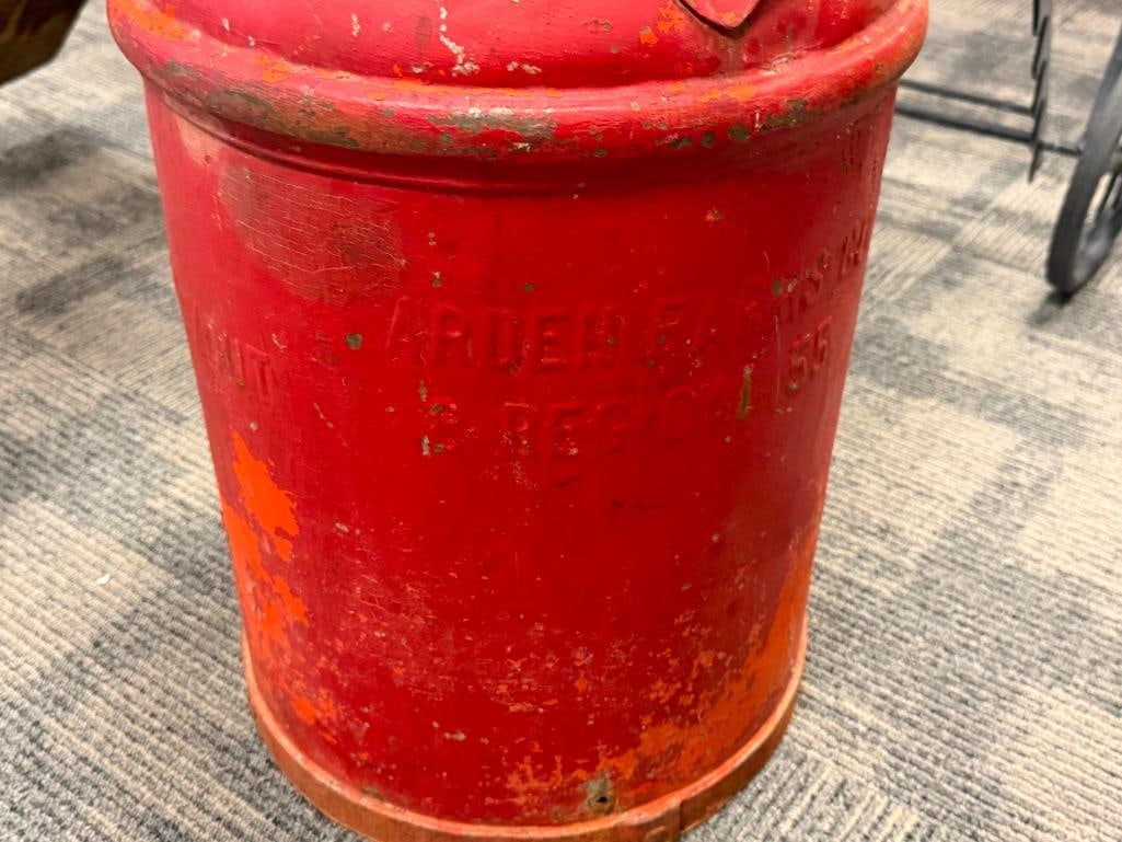 VINTAGE ARDEN FARMS 4 GALLON MILK CAN - 4