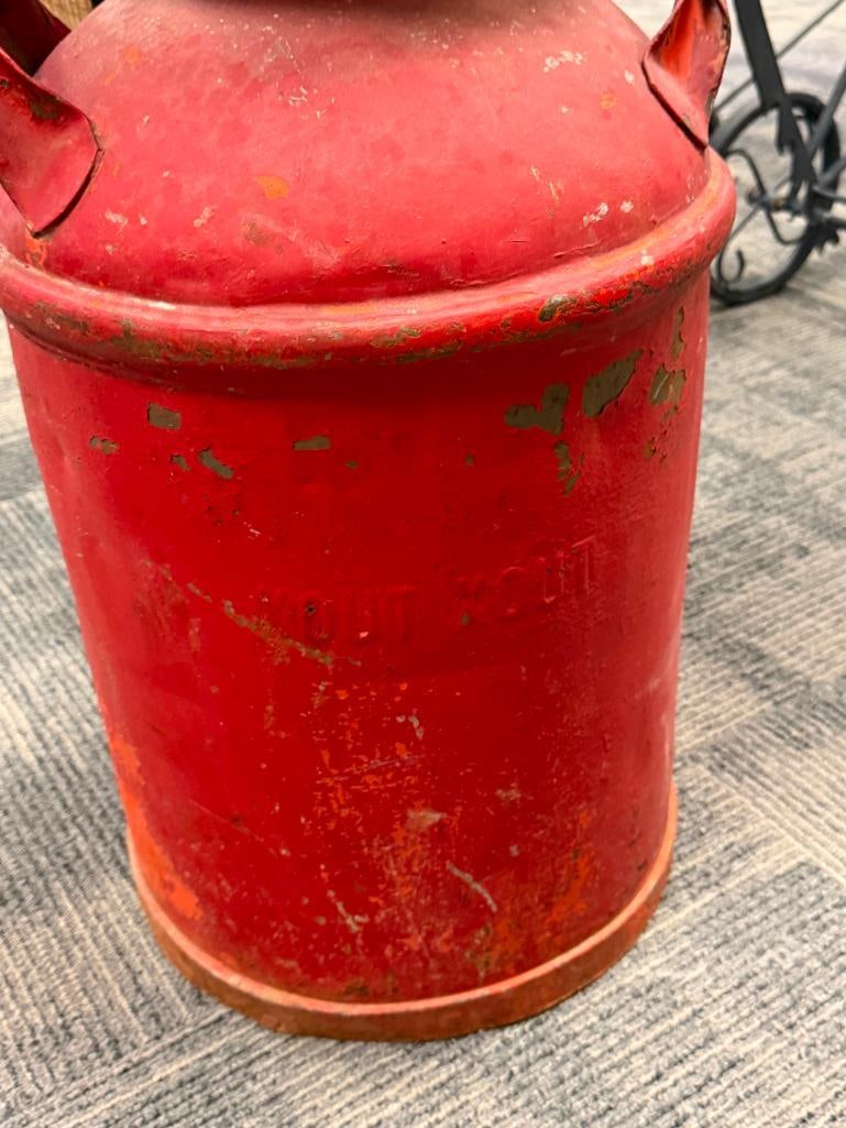 VINTAGE ARDEN FARMS 4 GALLON MILK CAN - 6