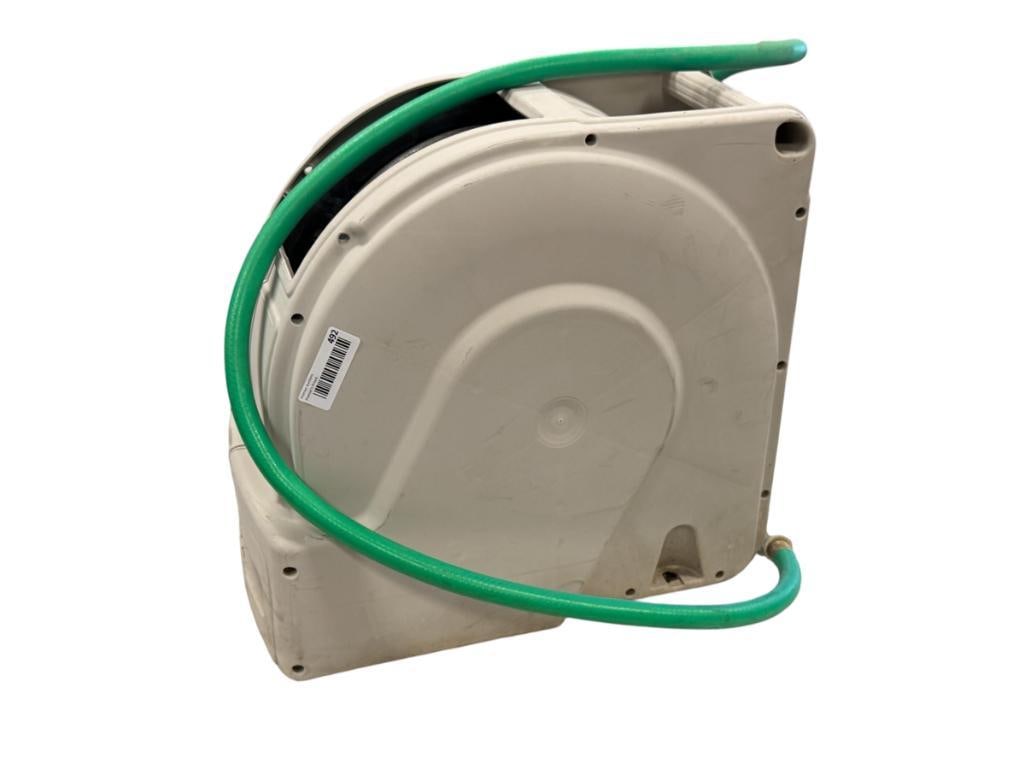 REELSMART PLASTIC HOSE BOX / STORAGE WITH 50' HOSE: 18" X 12" X 18"