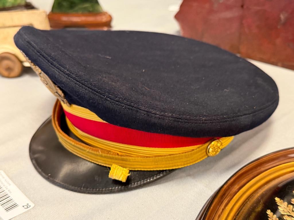 US ARMY FLIGHT ACE OFFICER'S PEAKED SERVICE CAP VIETNAM WAR ERA - 3