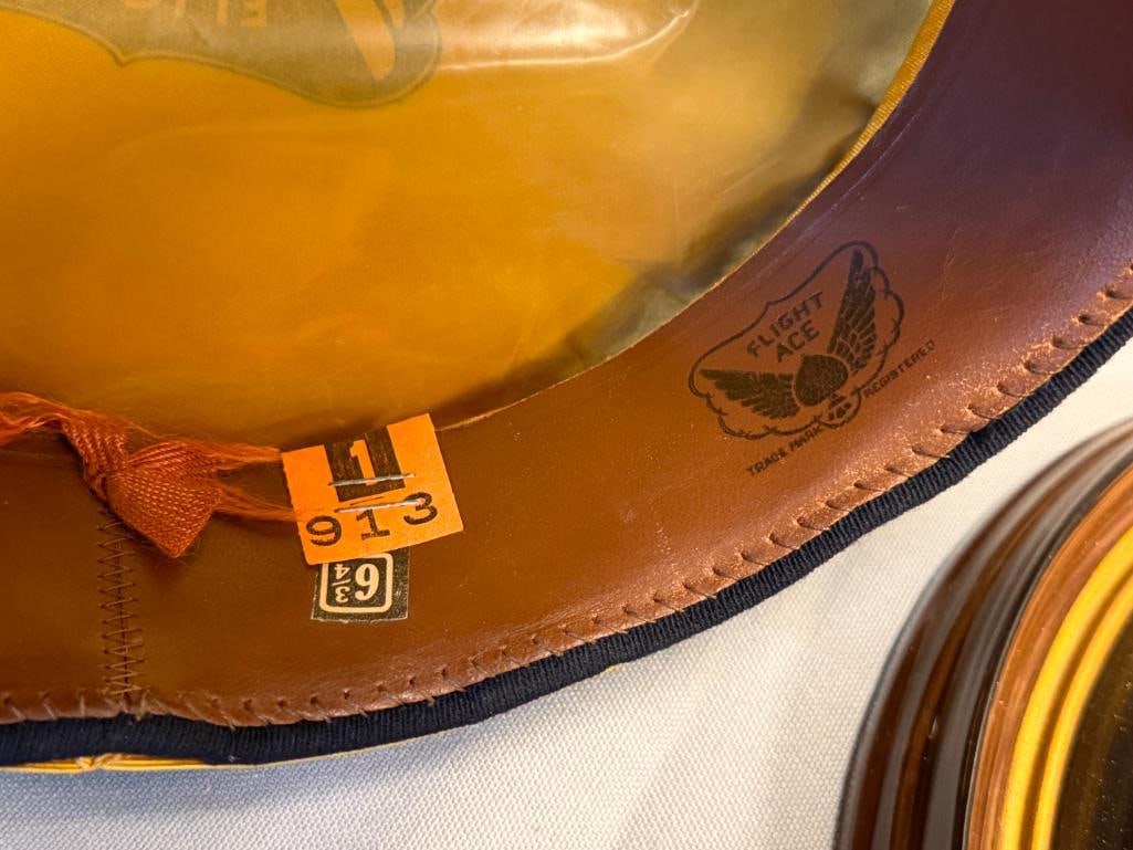 US ARMY FLIGHT ACE OFFICER'S PEAKED SERVICE CAP VIETNAM WAR ERA - 5