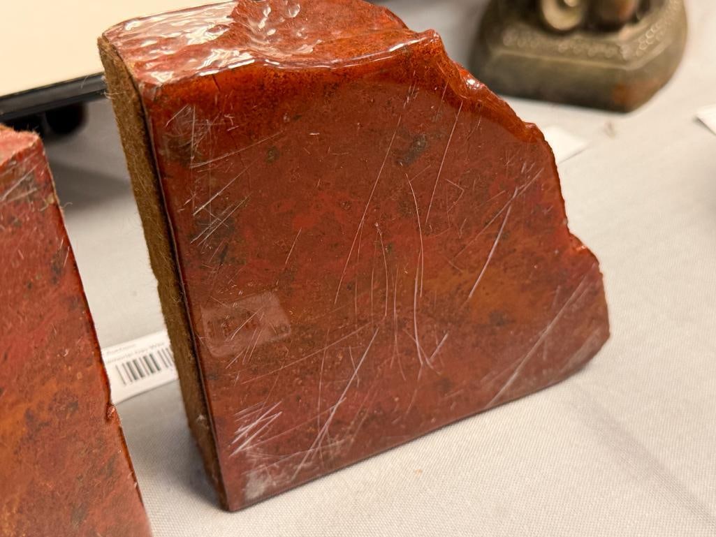 PAIR OF GEOLOGICAL SPECIMEN BOKENDS - 3