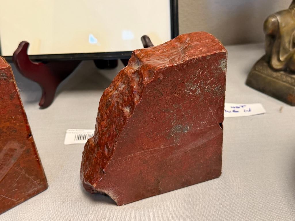 PAIR OF GEOLOGICAL SPECIMEN BOKENDS - 5