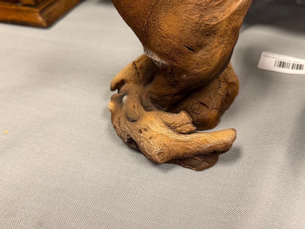 LIMITED EDITION WILDLIFE RESIN SCULPTURES ALERT BY NEIL J. ROSE NO. 40/2500 MADE IN THE USA - 4