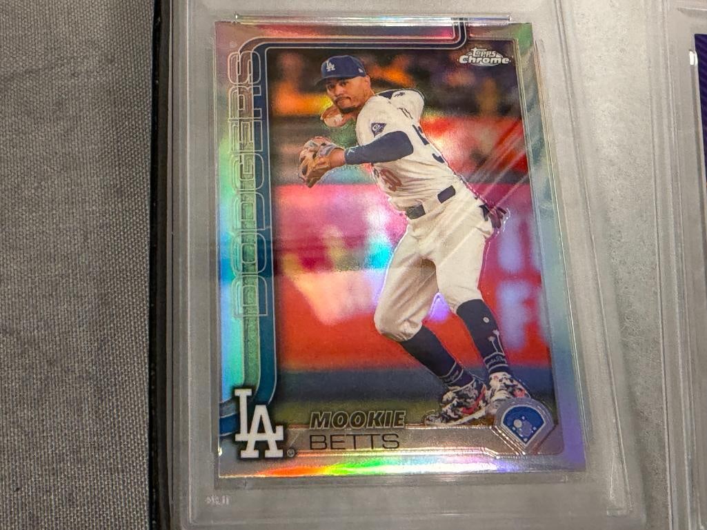 PSA / GMA GRADED BASEBALL CARDS JACOBY ELLSBURG, JAMES WOOD, AARON JUDGE, MOOKIE BETTS IN SLABS - 14