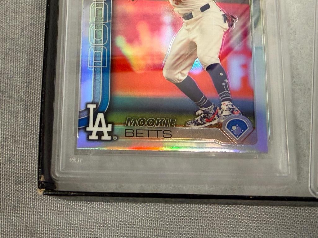 PSA / GMA GRADED BASEBALL CARDS JACOBY ELLSBURG, JAMES WOOD, AARON JUDGE, MOOKIE BETTS IN SLABS - 15