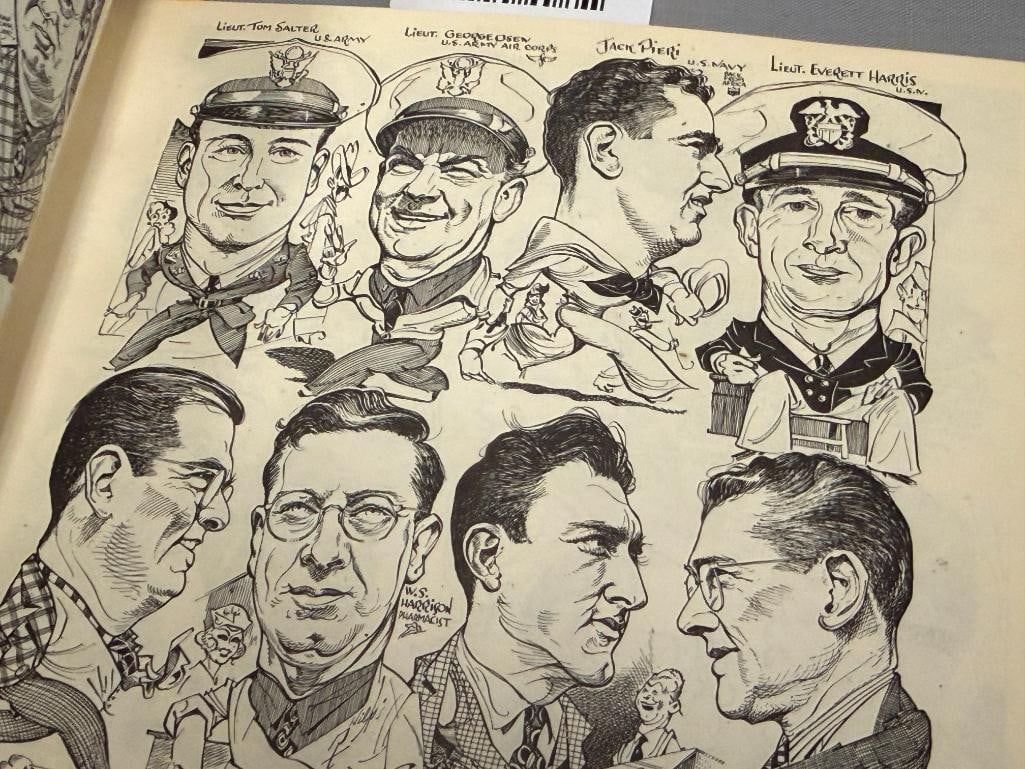 1944 SEEN ABOUT TOWN BY LEW HYMERS SERIES OF CARTOONS THAT HAVE APPEARED IN RENO EVENING GAZETTE - 11