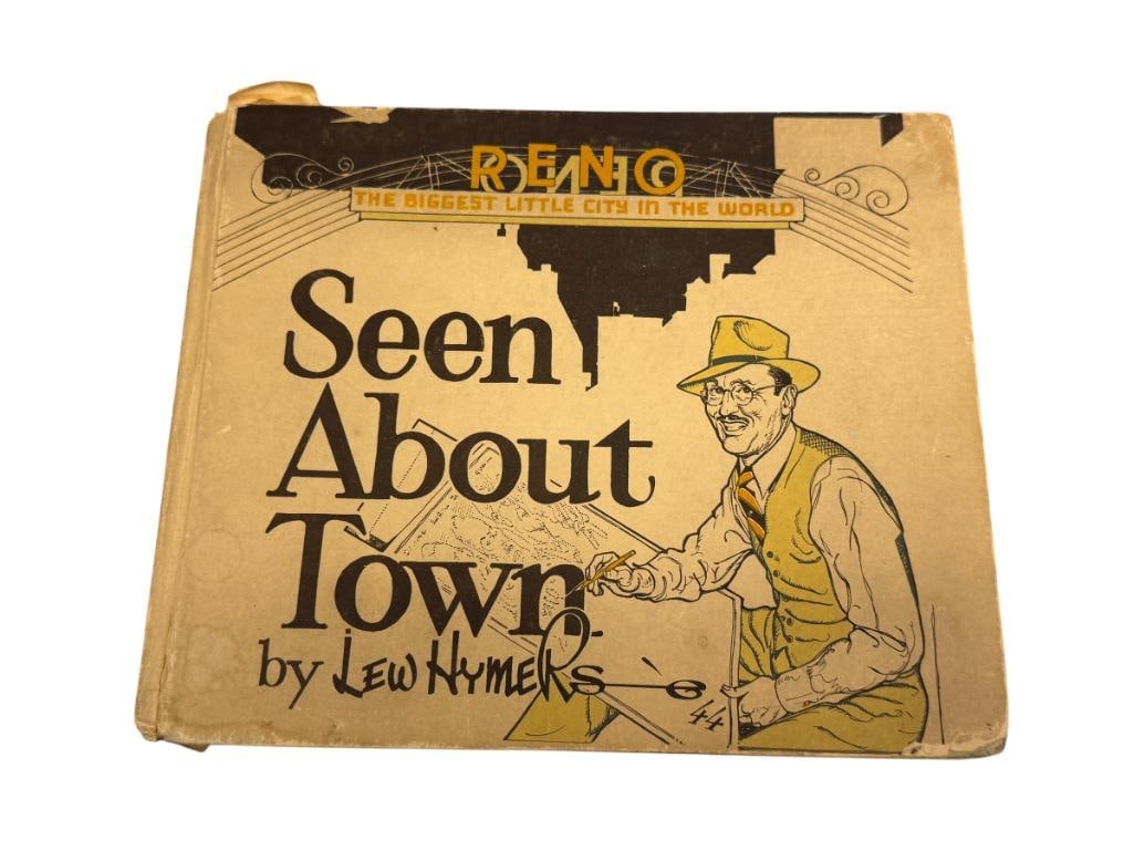 1944 SEEN ABOUT TOWN BY LEW HYMERS SERIES OF CARTOONS THAT HAVE APPEARED IN RENO EVENING GAZETTE (1 of 16)