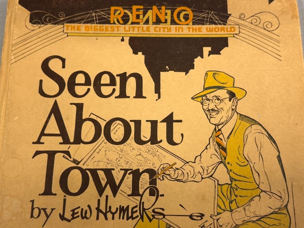 1944 SEEN ABOUT TOWN BY LEW HYMERS SERIES OF CARTOONS THAT HAVE APPEARED IN RENO EVENING GAZETTE - 2