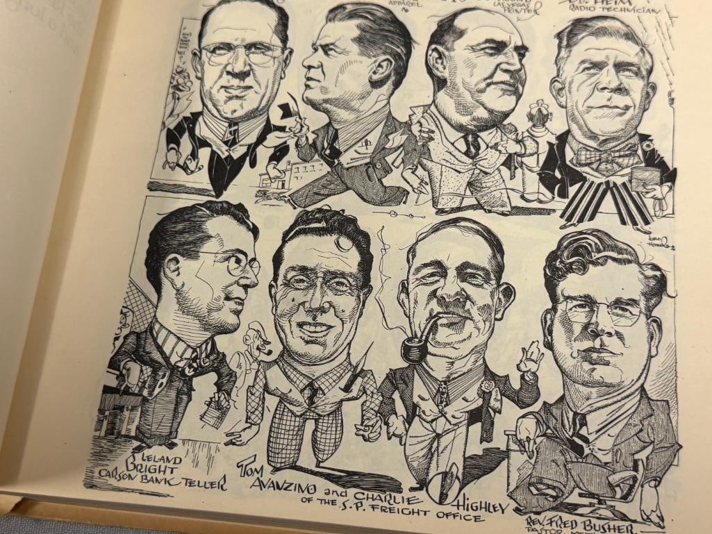 1944 SEEN ABOUT TOWN BY LEW HYMERS SERIES OF CARTOONS THAT HAVE APPEARED IN RENO EVENING GAZETTE - 7